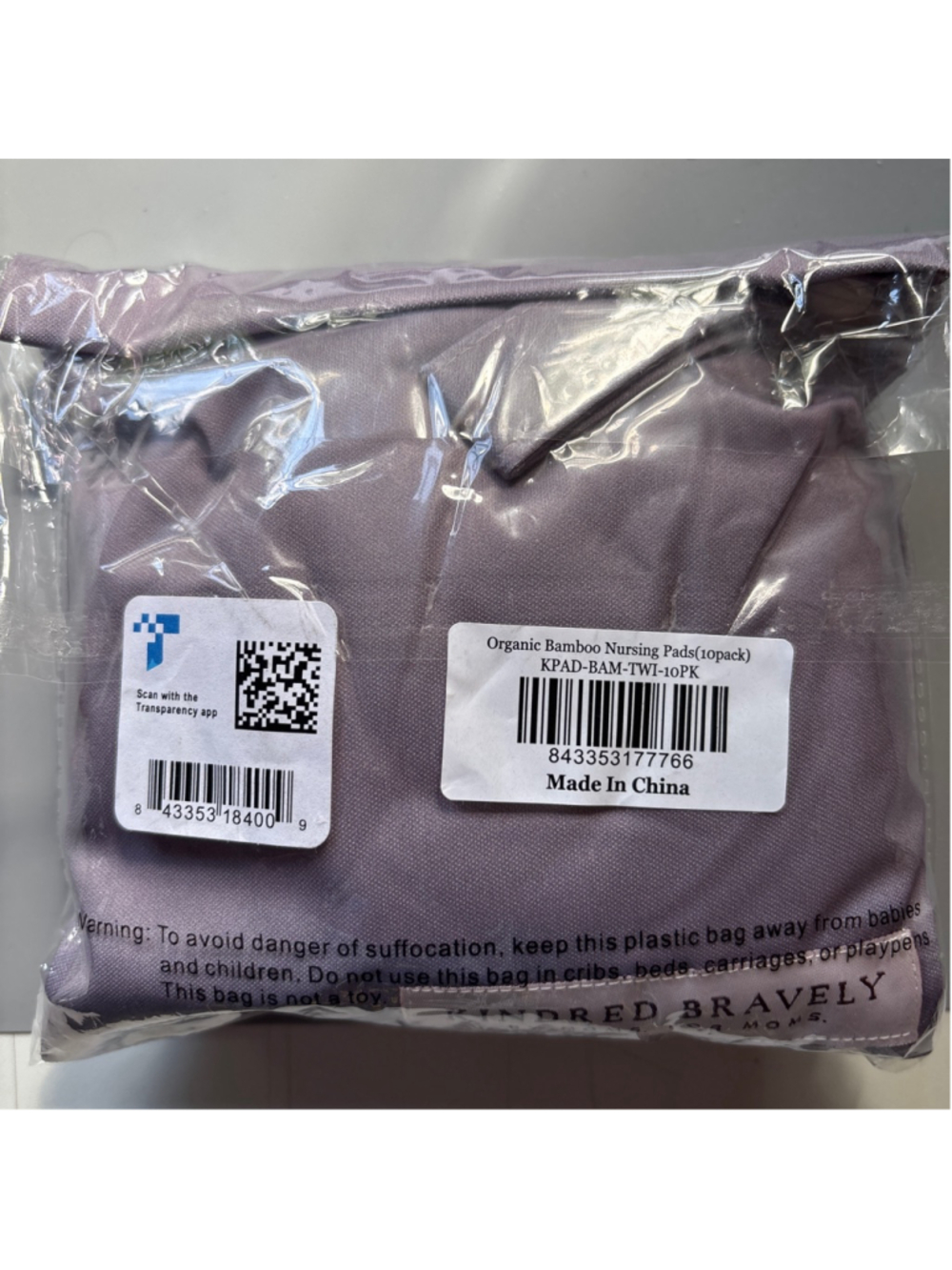 NWT Kindred Bravely Organic Bamboo Reusable Nursing Pads - 10 pack - Picture 2 of 3